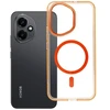 OEM dėklas, skirtas Honor 400 Frame Clear Hybrid Mag Cover, suderinamas su MagSafe, hermes oranžinis