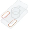 Oem „Xiaomi Redmi Note 15 PRO 5G Go Oranžinis“ dėklas, suderinamas su „MagSafe“, skaidrus