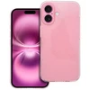 OEM dėklas, skirtas iPhone 16, skaidrus, 2 mm, mirksinčios rožinės spalvos