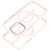 OEM dėklas, skirtas „iPhone 15 Color Edge Mag Cover“, suderinamas su „MagSafe“, rožinis