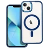 OEM dėklas, skirtas iPhone 13 spalvotam kraštui, suderinamas su MagSafe mėlynas