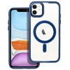 OEM dėklas, skirtas iPhone 11 Color Edge Mag Cover, suderinamas su MagSafe mėlynas