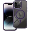 OEM dėklas, skirtas iPhone 14 PRO MAX, spalvotas „Edge Mag Cover“, suderinamas su „MagSafe“ violetinė