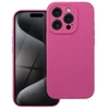 Oem iPhone 16 dėklas Silikoninis 2 mm (kameros apsauga) rožinė