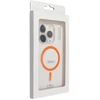 Oem Dėklas na Samsung A37 Drop Glue Colorful Ring Mag Cover zgodne su MagSafe oranžinė