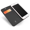 Dux Ducis Skin Pro Xiaomi Redmi Note 12 Pro+ atverčiamas card wallet su stoveliu dėklas telefonui juodos spalvos