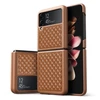 Dux Ducis Venice dėklas skirtas Samsung Galaxy Z Flip 4, rudas
