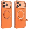 OEM dėklas, skirtas iPhone 17 AIR, su „Edge Free“, suderinamas su „MagSafe“, oranžinis