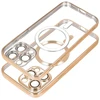 OEM dėklas, skirtas iPhone 13 PRO, Electro Mag dėklas, suderinamas su MagSafe auksiniu dangteliu