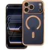 OEM dėklas, skirtas iPhone 17 Pro Max / 18 Pro Max (žemas kameros kraštas), Electro Mag dėklas, suderinamas su MagSafe auksinis