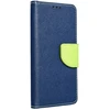 Oem FANCY Book dėklas skirtas Xiaomi Redmi Note 14 5G mėlynos spalvos / lime