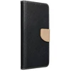 Oem FANCY Book dėklas skirtas Samsung Galaxy S24 Plus juodos spalvos / aukso spalvos