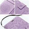Oem Dėklas su klapką na Xiaomi Redmi NOTE 15 PRO PLUS 5G Mezzo Book mandala violetinė