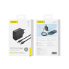 Foneng EU62 USB-C 45W maitinimo įkroviklis + USB-C laidas (juodas)