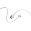 Forever Flexible kabelis USB - Lightning 1,0 m 2.4A baltos spalvos