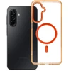Oem Dėklas na Samsung A17 / A18 Frame Clear Hybrid Mag Cover zgodny su MagSafe oranžinė
