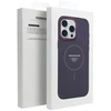 Oem Originalus dėklas, skirtas iPhone 16e (SE 4 2025) / 17e Frame Mag Cover, suderinamas su MagSafe violetine