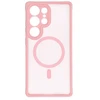 Oem FULL MATTE MAG COVER dėklas suderinamas su MagSafe skirtas Samsung Galaxy S25 Plus rožinės spalvos