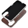 Oem GENTLEMAN MAG COVER dėklas suderinamas su MagSafe skirtas Apple iPhone 14 Pro Max rudos spalvos