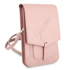 Dėklas Guess Rankinė GUWBRSAVSPI rožinė / rožinė Saffiano Script