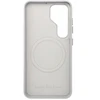 Oem LEATHER MAG COVER dėklas, suderinamas su MagSafe, skirtas SAMSUNG S25 pilkas