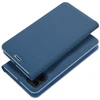 OEM atverčiamas dėklas iPhone 14 Luna Book Carbon mėlynas