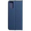 Dėklas Forcell Oem LUNA Book Carbon skirtas Xiaomi Redmi Note 10 5G / Poco M3 Pro / Poco M3 Pro 5G mėlynos spalvos