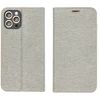 Dėklas Oem LUNA Book Gold skirtas Xiaomi Redmi Note 14 4G (GLOBAL - 163,25mm x 76,55mm x 8,16mm) sidabro spalvos