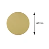 Oem Topt Metal plate for magnet holders – round 40mm auksinis