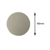 Topt Metal plate for magnet holders – round 40mm juodos spalvos