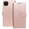 Forcell Oem MEZZO Book dėklas skirtas Samsung Galaxy A22 5G mandala rožinio aukso spalvos