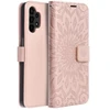 Oem MEZZO Book dėklas skirtas Samsung Galaxy A13 4G mandala rožinio aukso spalvos