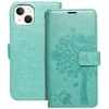 Dėklas Forcell Oem Flip case for iPhone 13 Mezzo Book medžio žalias