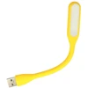 Oem Topt Mini LED Lamp Silicone USB Geltona