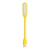 Topt Mini LED Lamp Silicone USB Geltona