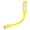 Topt Mini LED Lamp Silicone USB Geltona