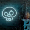TelForceone Neoninis PLEXI LED GRAFFITI SKULL turkio spalvos FPNE15"Forever" šviesiai