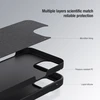 Dėklas Nillkin CamShield Silky Silicone Apple iPhone 15 Pro tamsiai violetinis