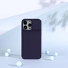 Dėklas Nillkin CamShield Silky Silicone Apple iPhone 15 Pro tamsiai violetinis