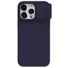 Dėklas Nillkin CamShield Silky Silicone Apple iPhone 15 Pro tamsiai violetinis