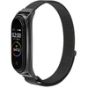 Oem Nylon apyrankė skirta Xiaomi Mi Band 5 / 6 / 7 juodos spalvos (05)