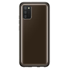 Dėklas QA026TBE Soft Clear Cover for Samsung Galaxy A02S Juodas (Juodas)