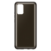 Dėklas QA026TBE Soft Clear Cover for Samsung Galaxy A02S Juodas (Juodas)
