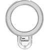 OEM telefono stovas CIRCLE GLITTER - priklijuojamas - sidabrinas