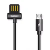 Oem REMAX Kabelis Waist Drum RC-082m – USB į Micro USB – juodos spalvos