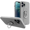 Hurtel Ring silikoninis dėklas skirtas Samsung Galaxy A72 4G, sidabrinis