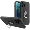Hurtel Ring silikoninis dėklas skirtas Samsung Galaxy S22 + (S22 Plus), rožinis