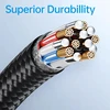 Oem Rock Cable Deep Indigo Series braided – Type C to Type C – PD 60W 2 metres juodos spalvos
