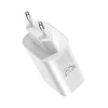 Rock laidinis įkroviklis Ice2Cube GaN – USB + 2xType C – PD 65W 3A baltos spalvos