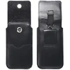 Dėklas OEM odinis universalus slankiklis su atvartu - ROYAL / juodas - 2XL dydis - IPHONE 6 PLUS / SAMSUNG A52 / XIAOMI REDMI NOTE 10